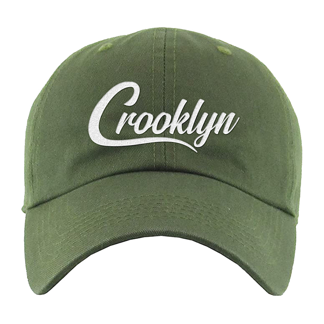 Medium Olive 1s Dad Hat | Crooklyn, Olive