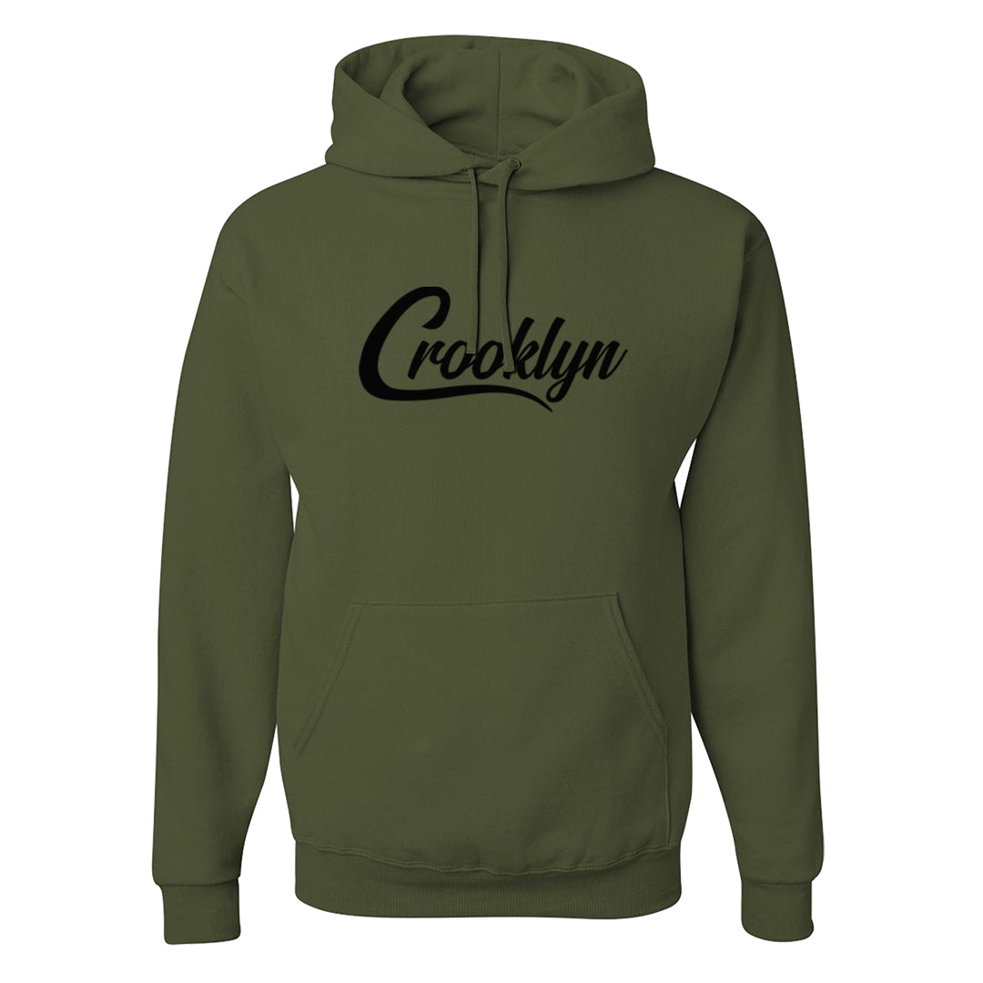 Medium Olive 1s Hoodie | Crooklyn, Military Green