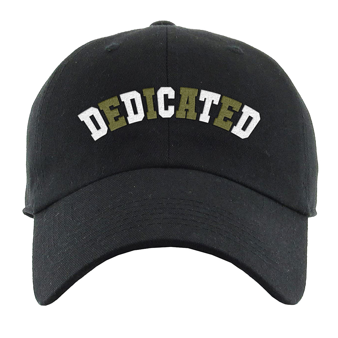 Medium Olive 1s Dad Hat | Dedicated, Black