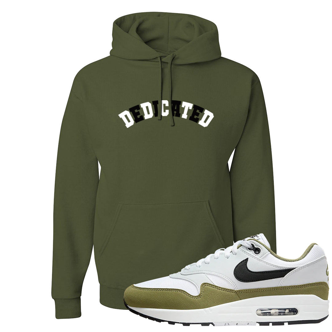 Medium Olive 1s Hoodie | Dedicated, Military Green