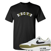 Medium Olive 1s T Shirt | Dedicated, Black