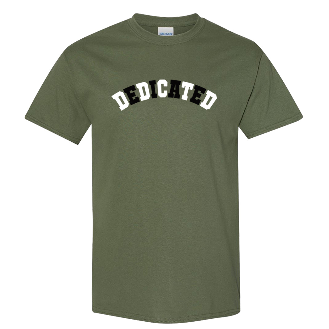 Medium Olive 1s T Shirt | Dedicated, Military Green