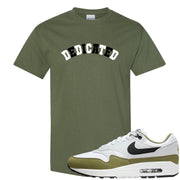 Medium Olive 1s T Shirt | Dedicated, Military Green