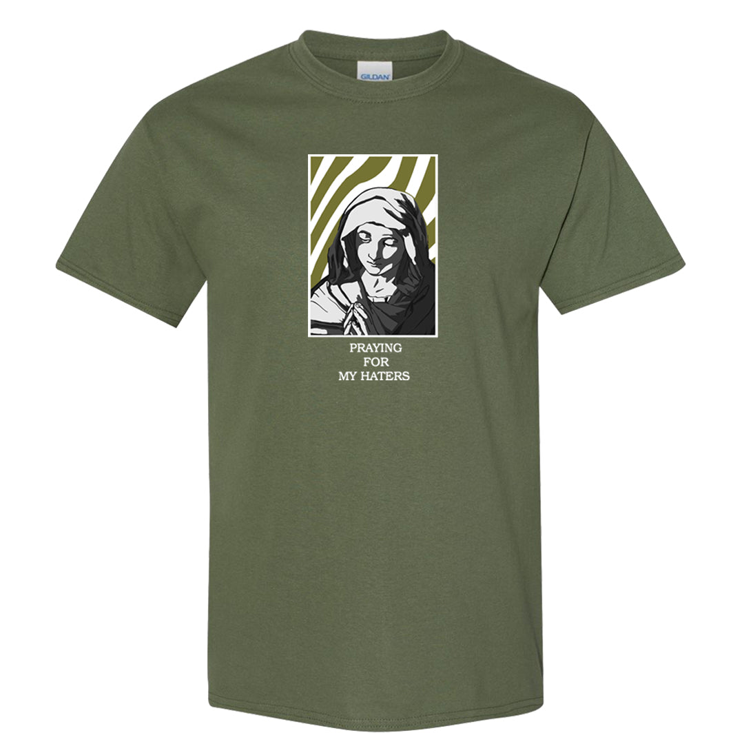 Medium Olive 1s T Shirt | God Told Me, Military Green