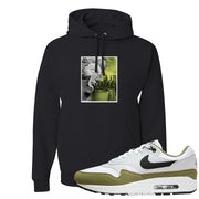 Medium Olive 1s Hoodie | Miguel, Black