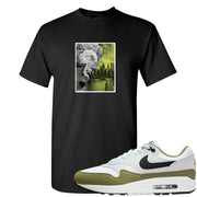 Medium Olive 1s T Shirt | Miguel, Black