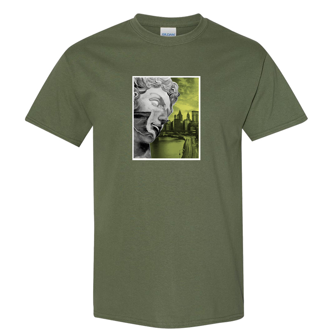 Medium Olive 1s T Shirt | Miguel, Military Green