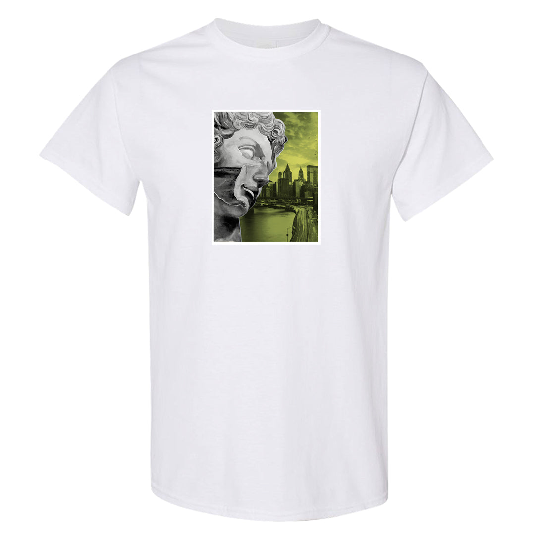 Medium Olive 1s T Shirt | Miguel, White