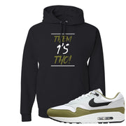 Medium Olive 1s Hoodie | Them 1s Tho, Black