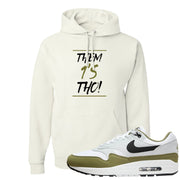 Medium Olive 1s Hoodie | Them 1s Tho, White