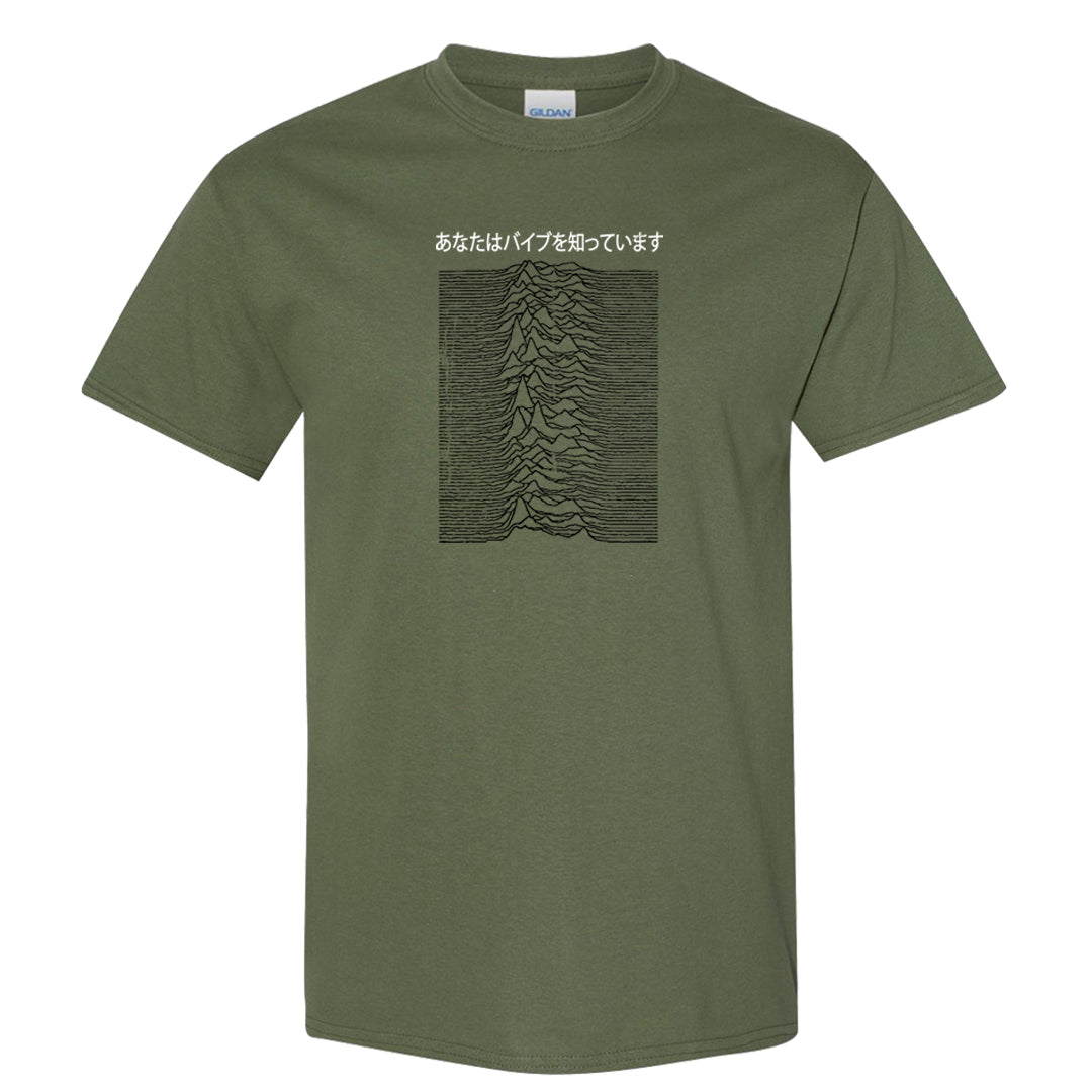 Medium Olive 1s T Shirt | Vibes Japan, Military Green
