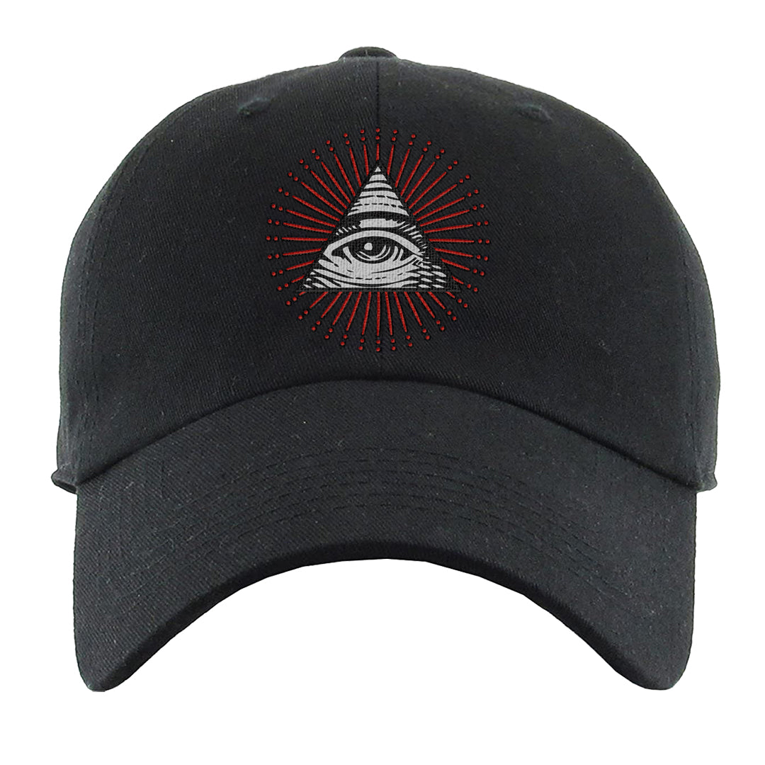 Obsidian 1s Dad Hat | All Seeing Eye, Black