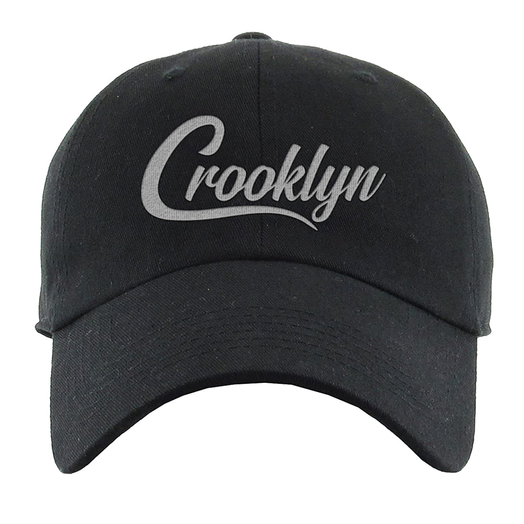 Obsidian 1s Dad Hat | Crooklyn, Black
