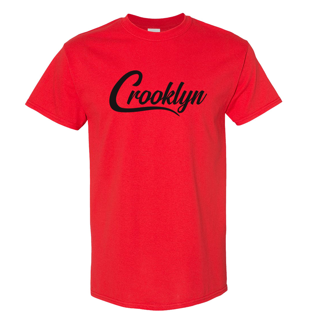 Obsidian 1s T Shirt | Crooklyn, Red