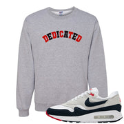 Obsidian 1s Crewneck Sweatshirt | Dedicated, Ash