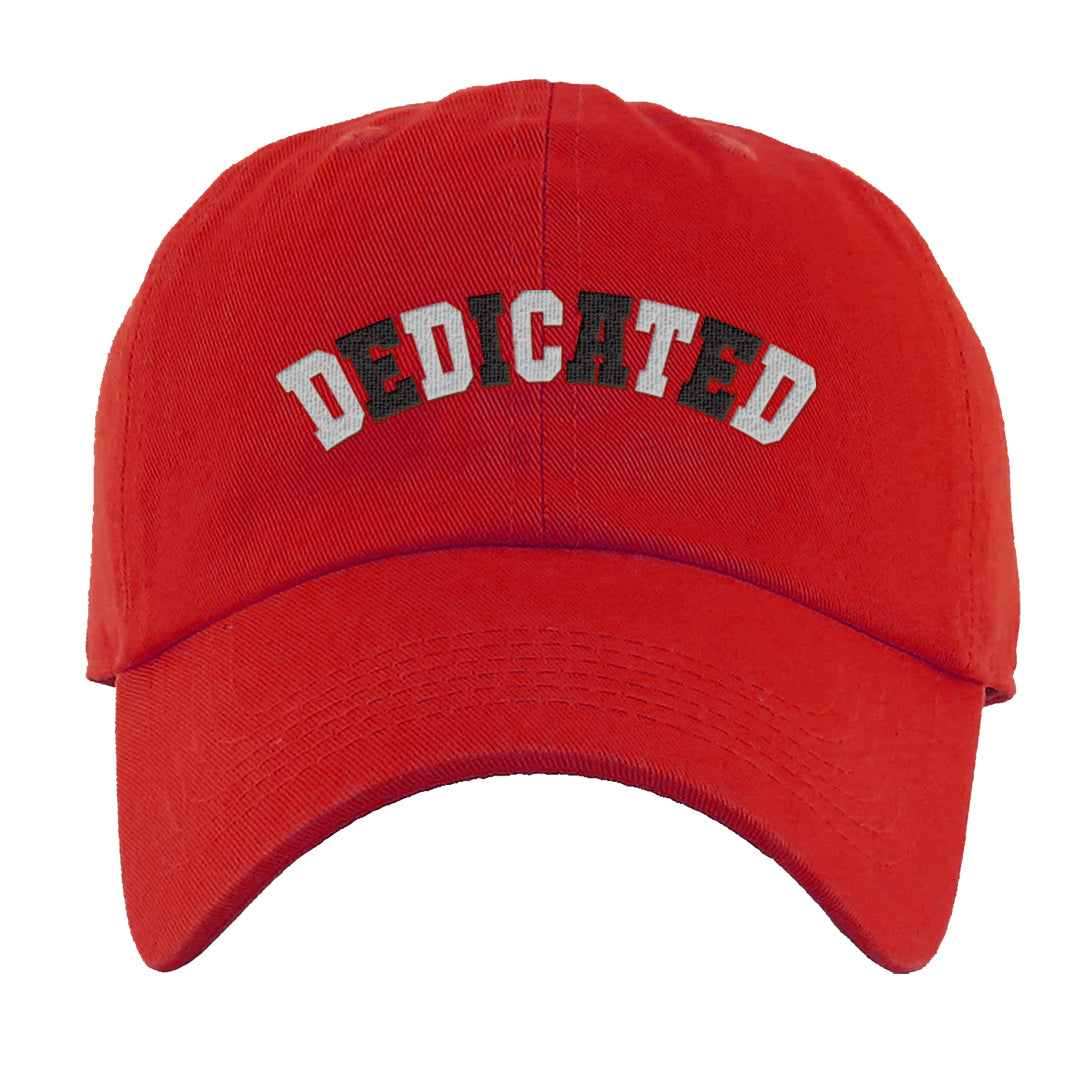 Obsidian 1s Dad Hat | Dedicated, Red