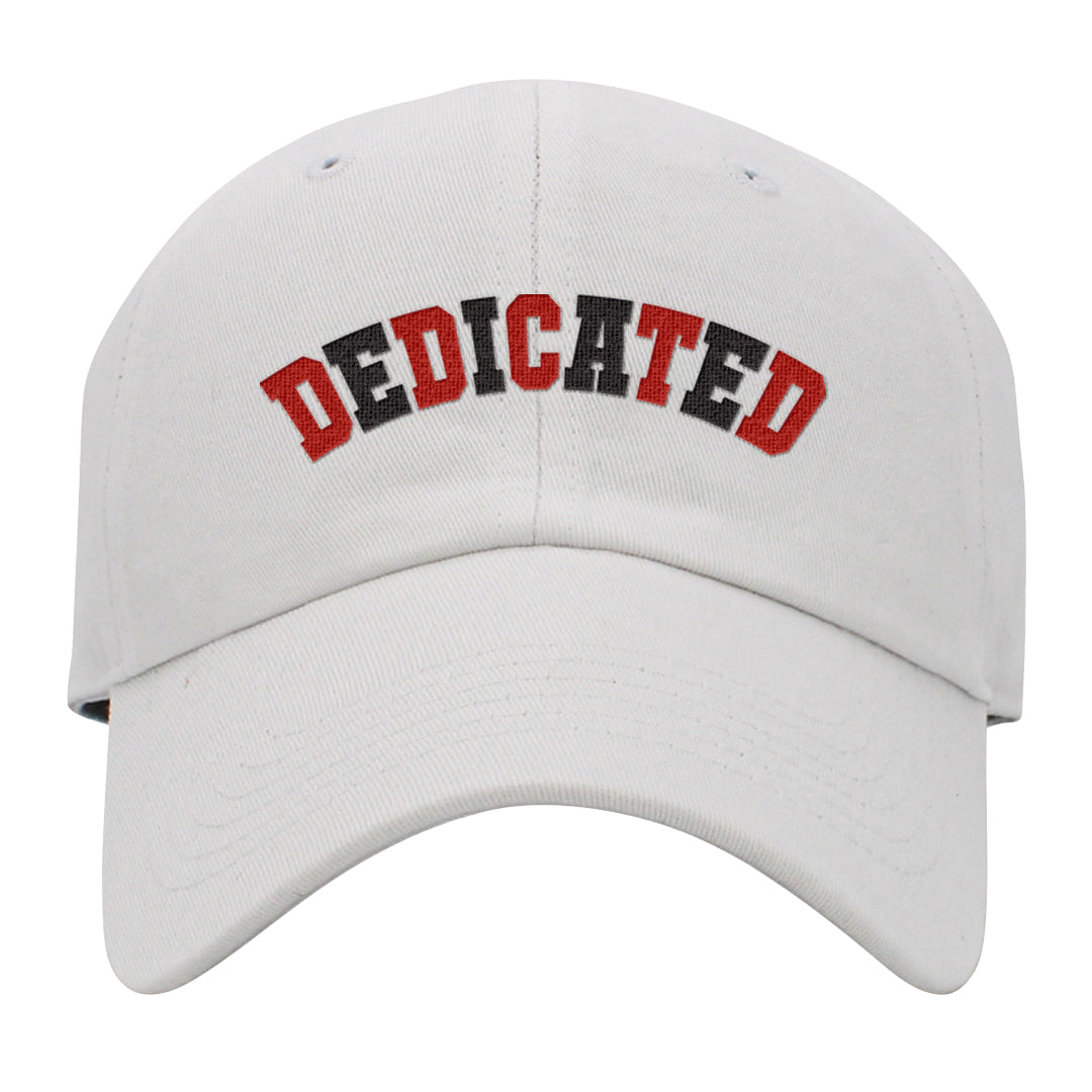 Obsidian 1s Dad Hat | Dedicated, White