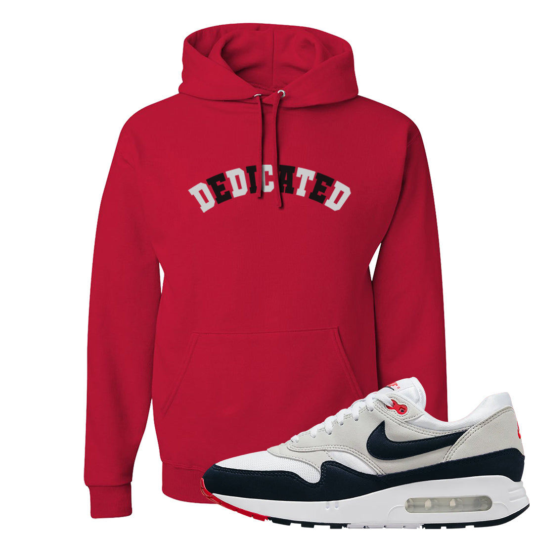 Obsidian 1s Hoodie | Dedicated, Red