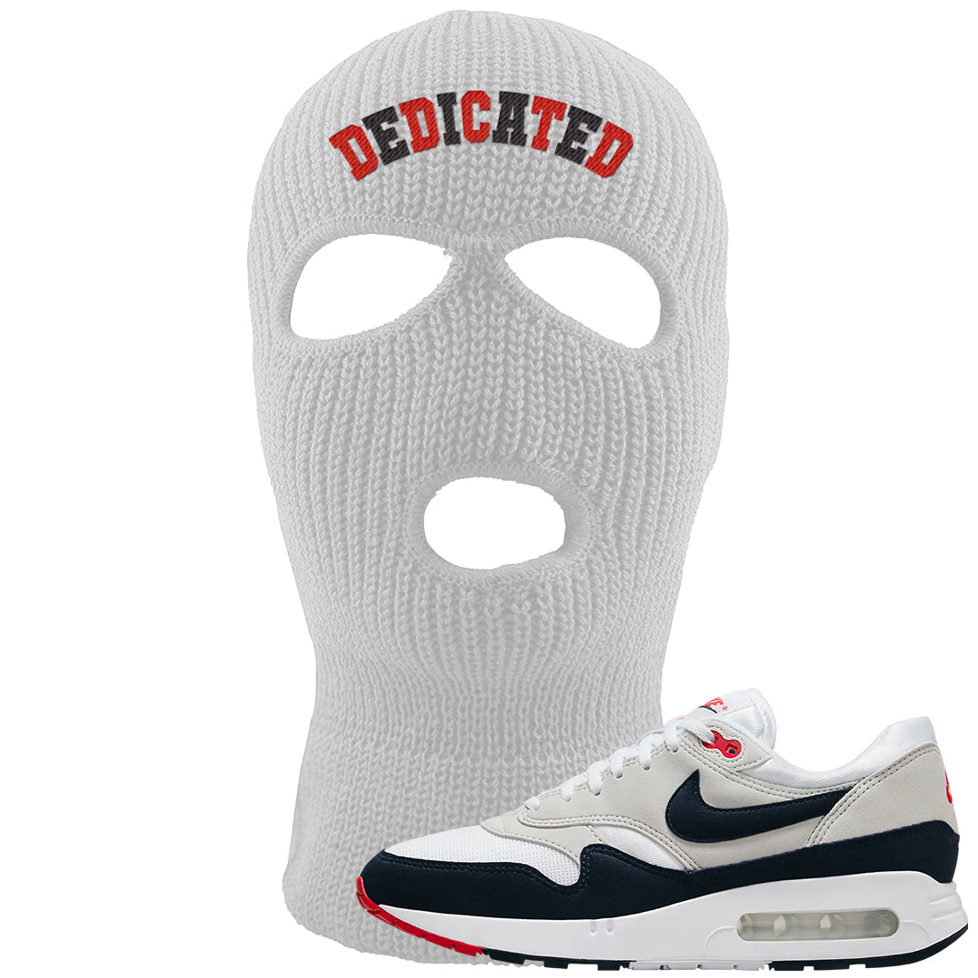 Obsidian 1s Ski Mask | Dedicated, White