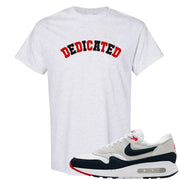 Obsidian 1s T Shirt | Dedicated, Ash