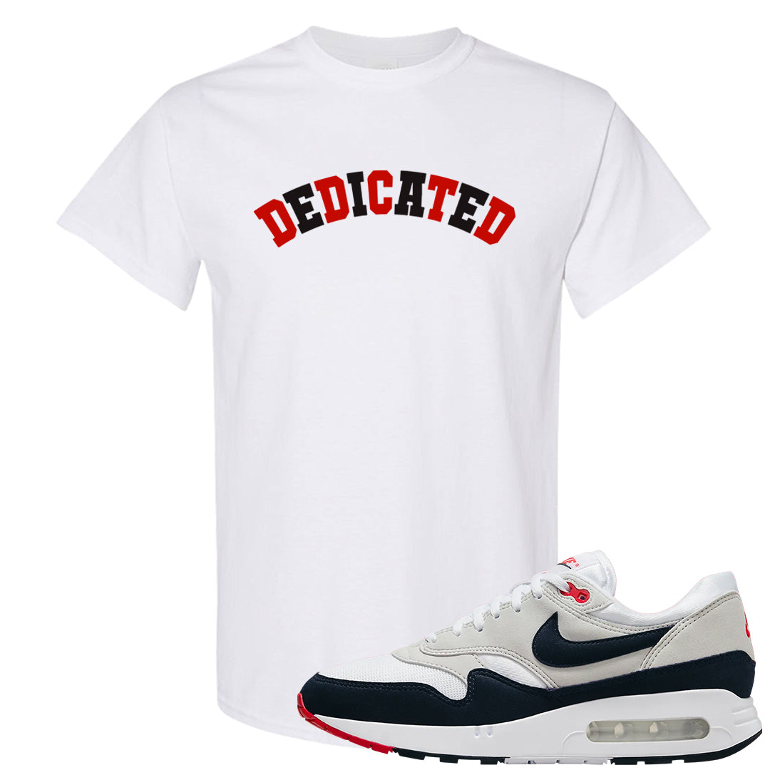 Obsidian 1s T Shirt | Dedicated, White