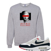 Obsidian 1s Crewneck Sweatshirt | Intense Feelings, Ash