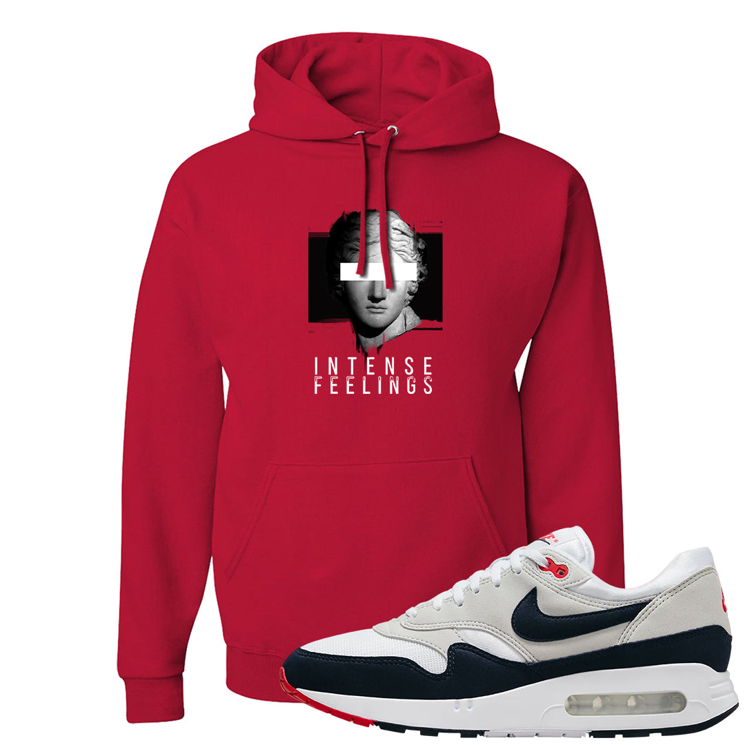 Obsidian 1s Hoodie | Intense Feelings, Red