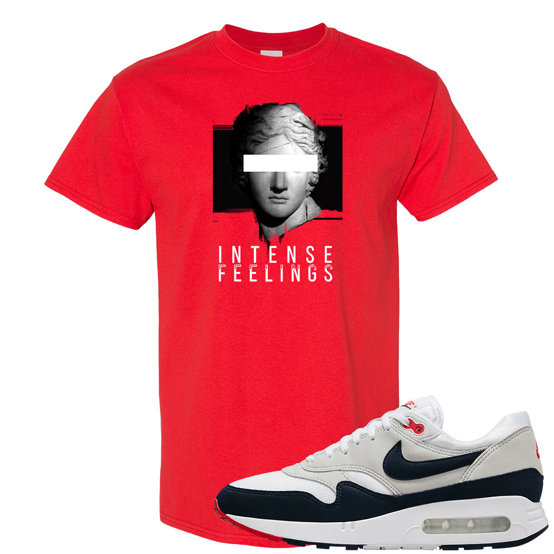 Obsidian 1s T Shirt | Intense Feelings, Red