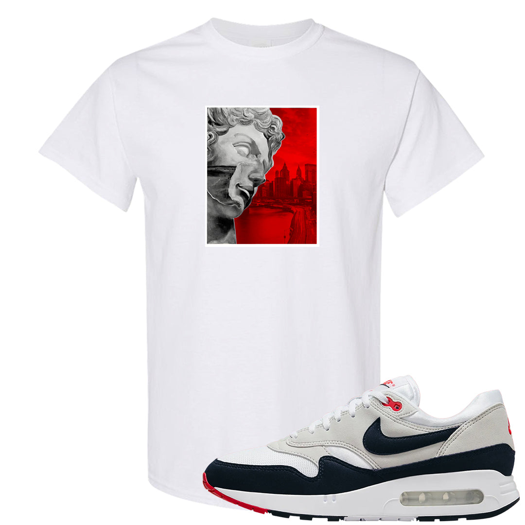Obsidian 1s T Shirt | Miguel, White