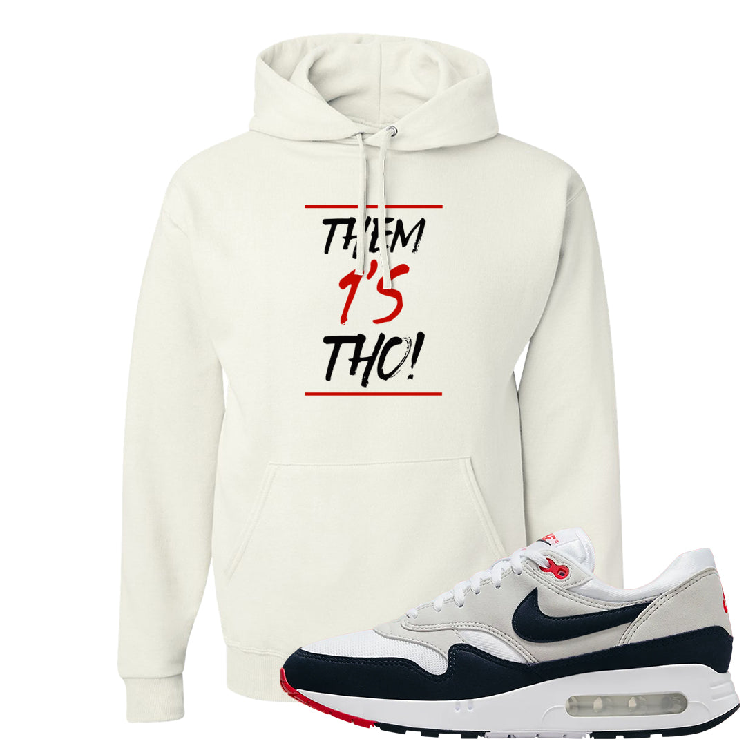 Obsidian 1s Hoodie | Them 1s Tho, White