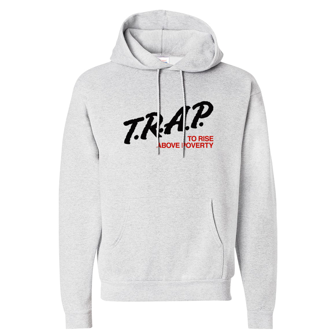 Obsidian 1s Hoodie | Trap To Rise Above Poverty, Ash