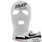 Obsidian 1s Ski Mask | Trap To Rise Above Poverty, White