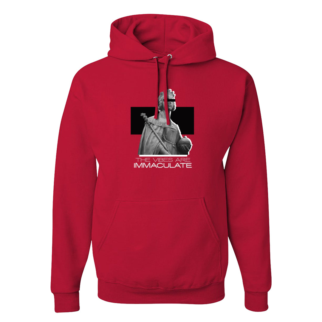 Obsidian 1s Hoodie | The Vibes Are Immaculate, Red
