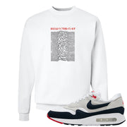 Obsidian 1s Crewneck Sweatshirt | Vibes Japan, White