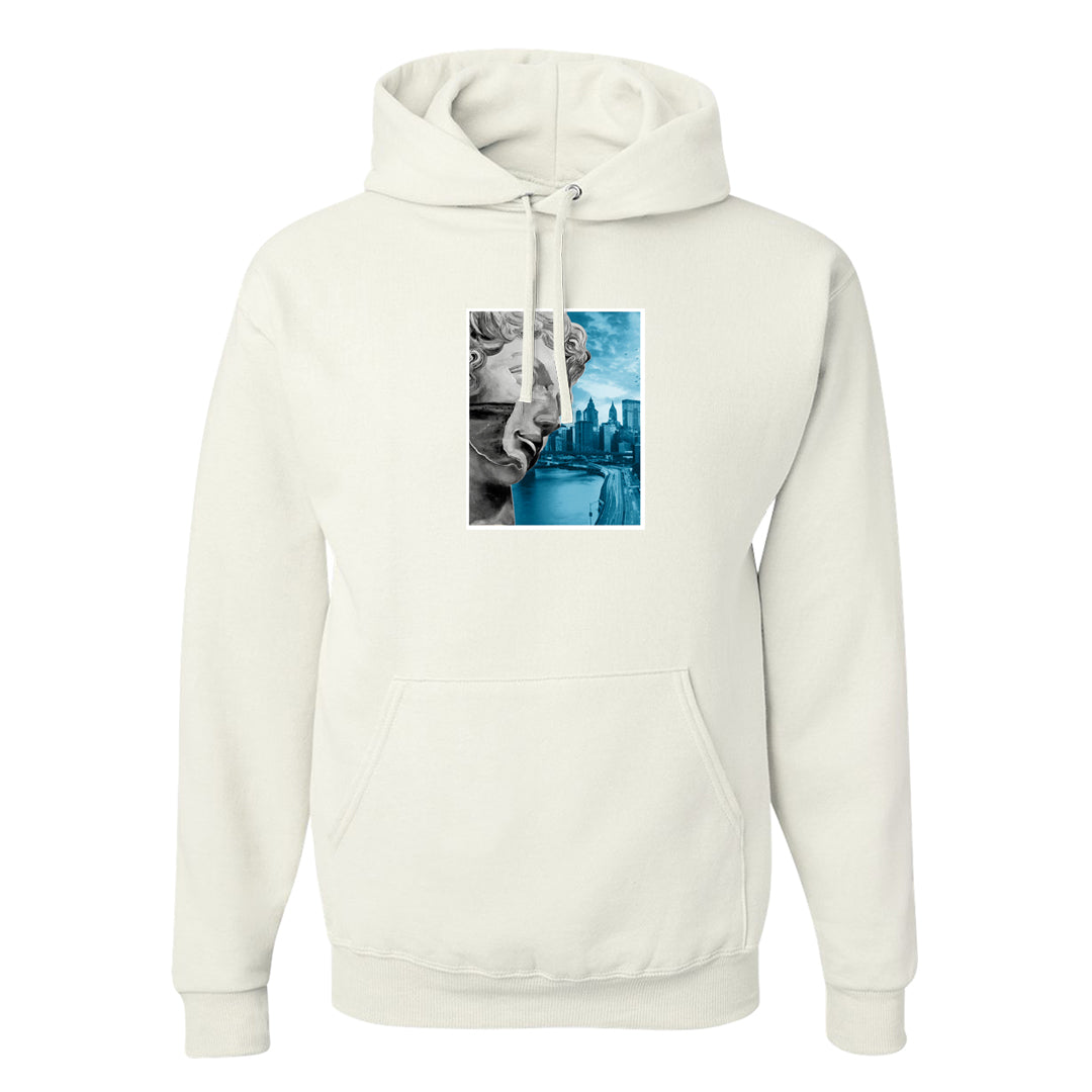 Puerto Rico Blue Gale 1s Hoodie | Miguel, White