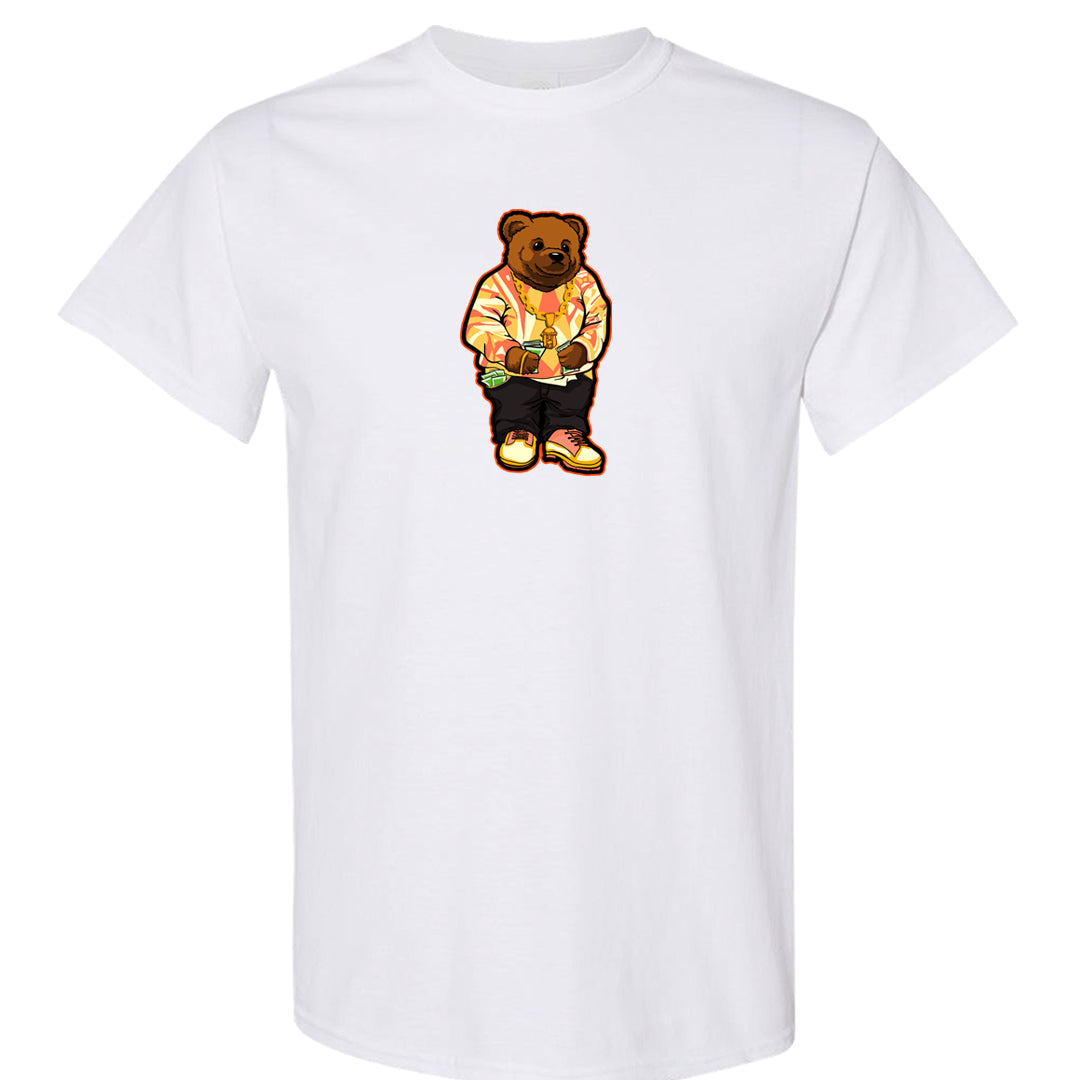 Puerto Rico Orange Frost 1s T Shirt | Sweater Bear, White