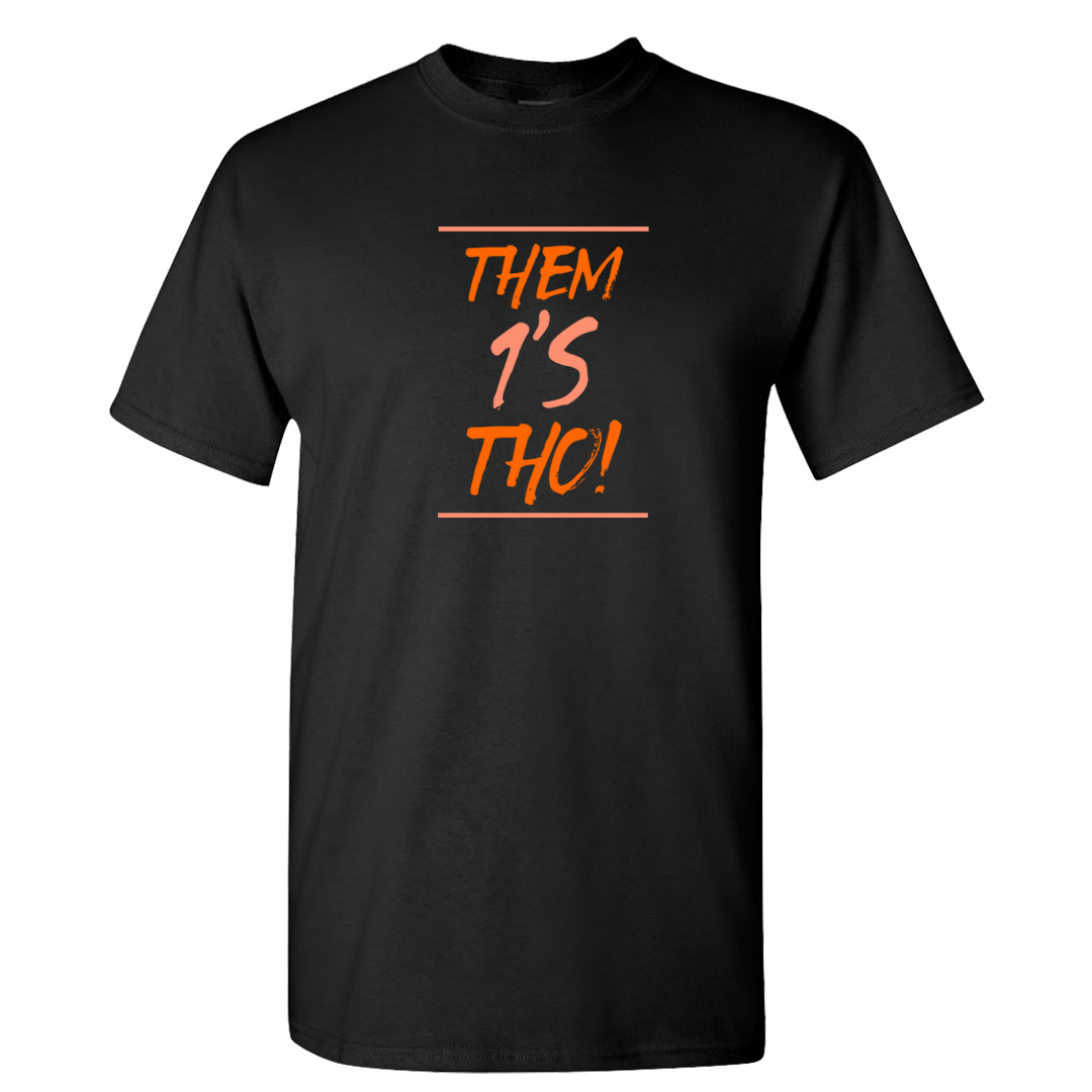 Puerto Rico Orange Frost 1s T Shirt | Them 1s Tho, Black