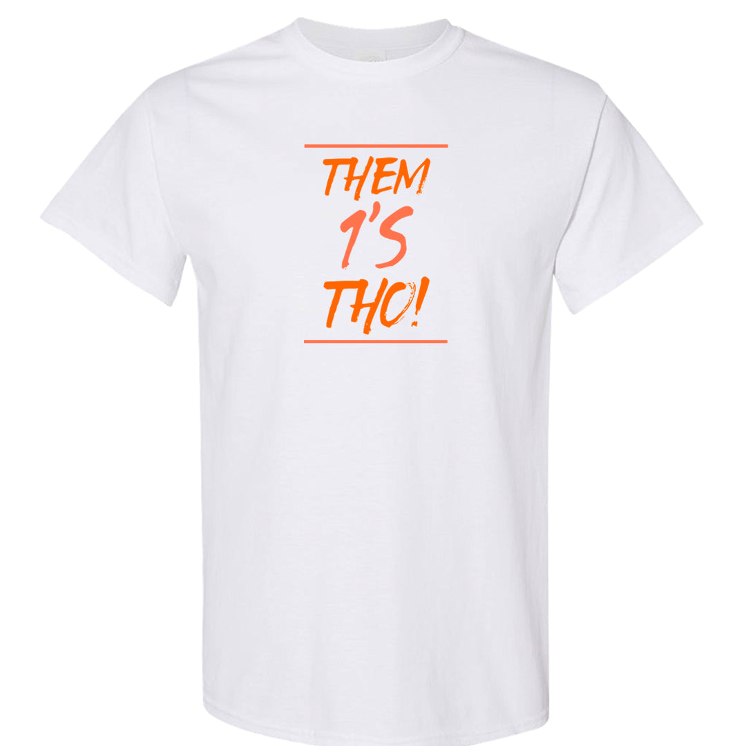 Puerto Rico Orange Frost 1s T Shirt | Them 1s Tho, White