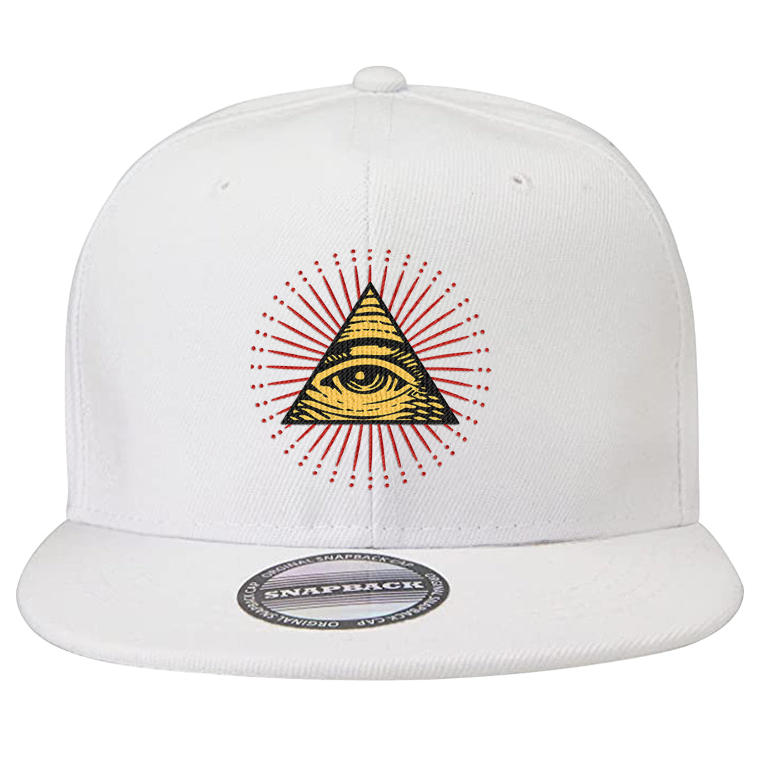 Sofvi 1s Snapback Hat | All Seeing Eye, White