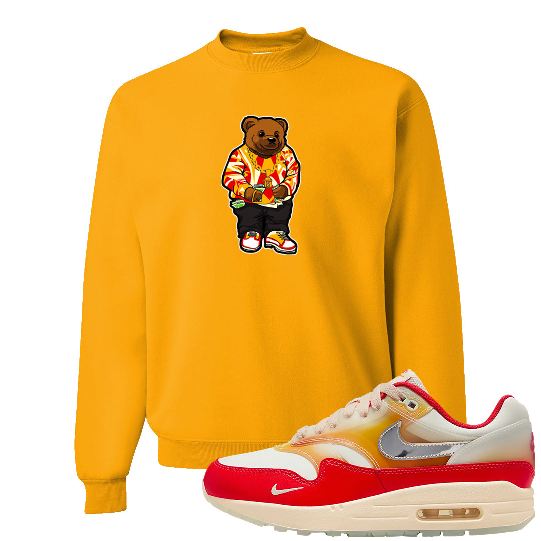 Sofvi 1s Crewneck Sweatshirt | Sweater Bear, Gold