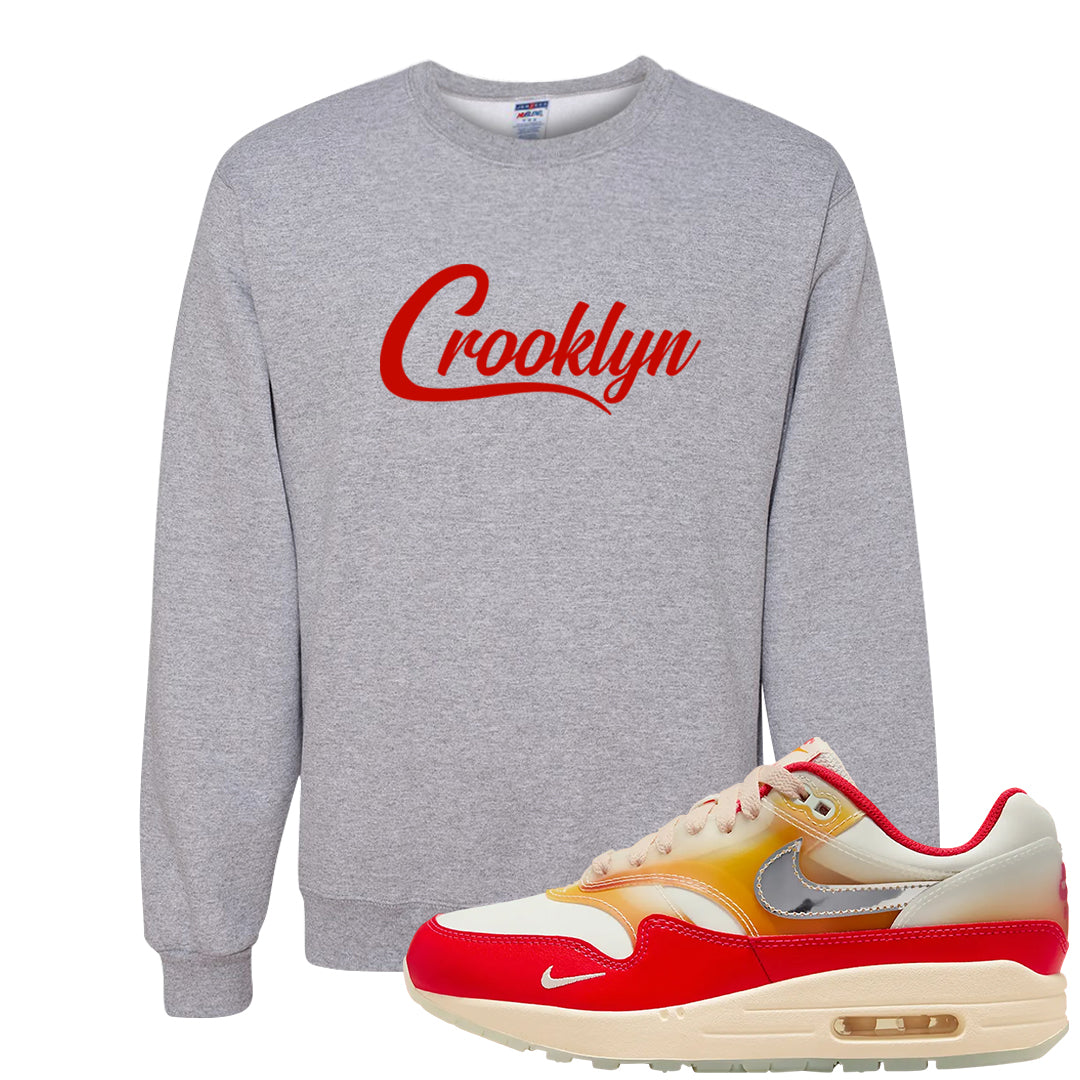 Sofvi 1s Crewneck Sweatshirt | Crooklyn, Ash