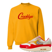 Sofvi 1s Crewneck Sweatshirt | Crooklyn, Gold