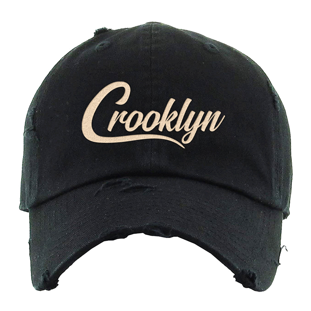 Sofvi 1s Distressed Dad Hat | Crooklyn, Black