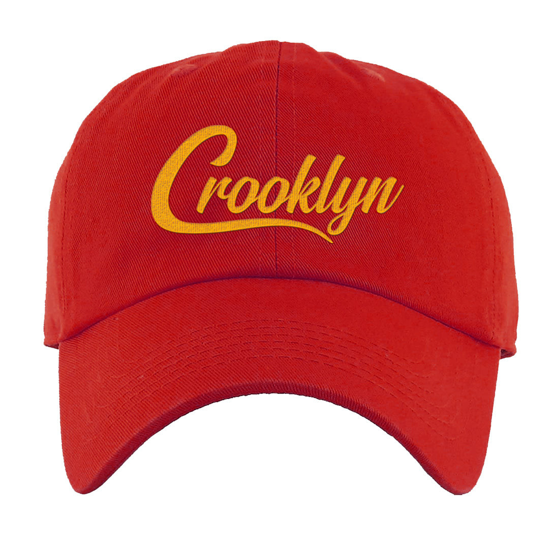 Sofvi 1s Dad Hat | Crooklyn, Red