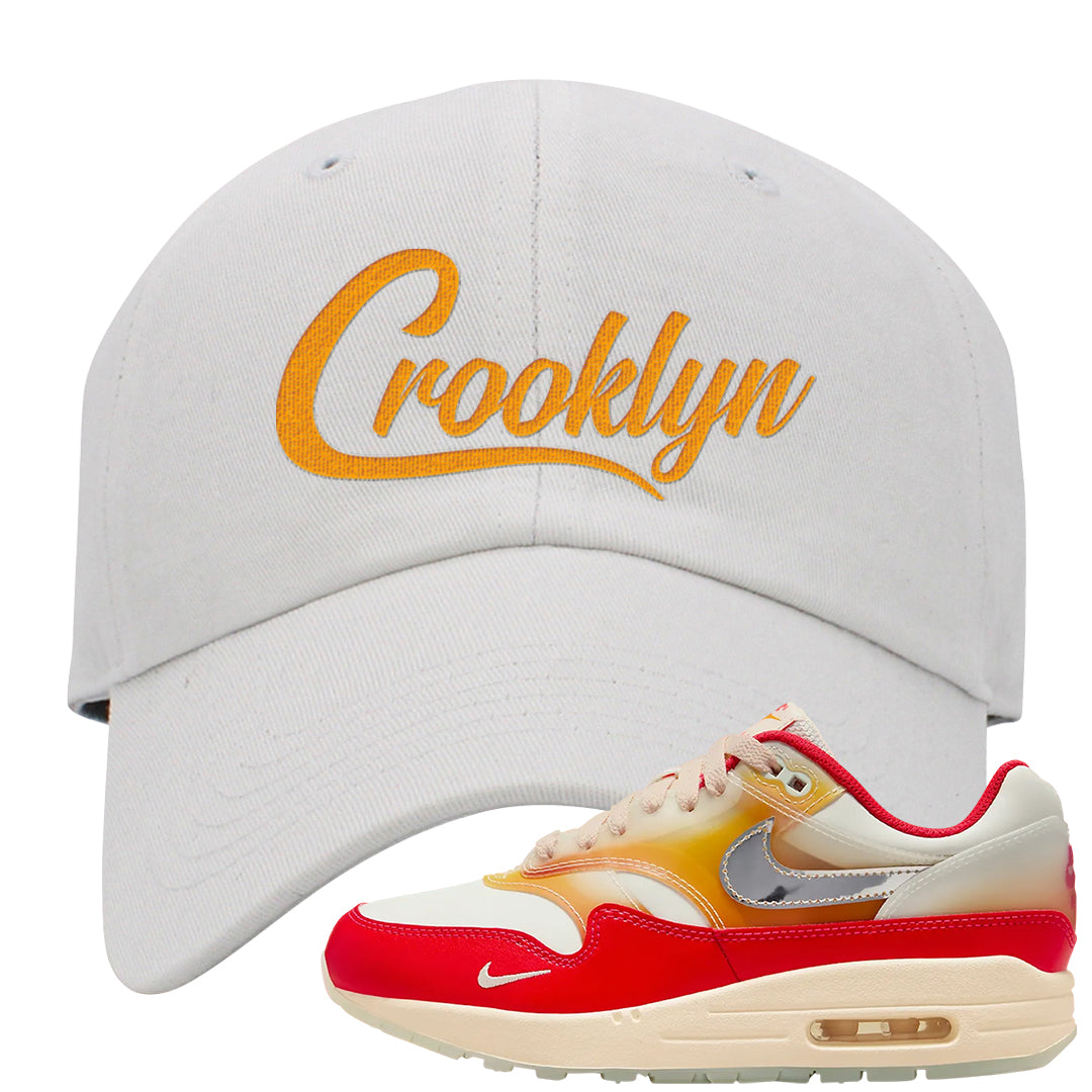 Sofvi 1s Dad Hat | Crooklyn, White