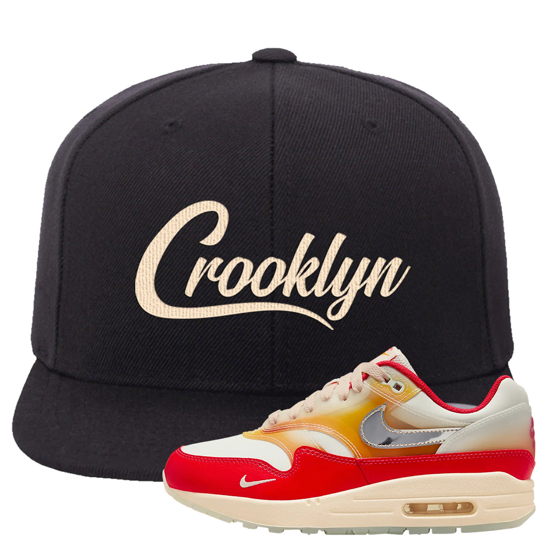 Sofvi 1s Snapback Hat | Crooklyn, Black