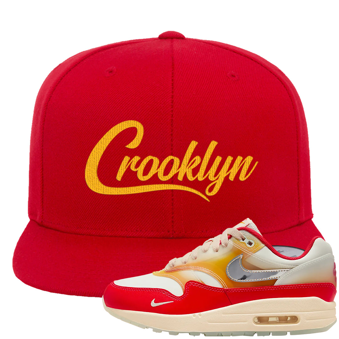 Sofvi 1s Snapback Hat | Crooklyn, Red