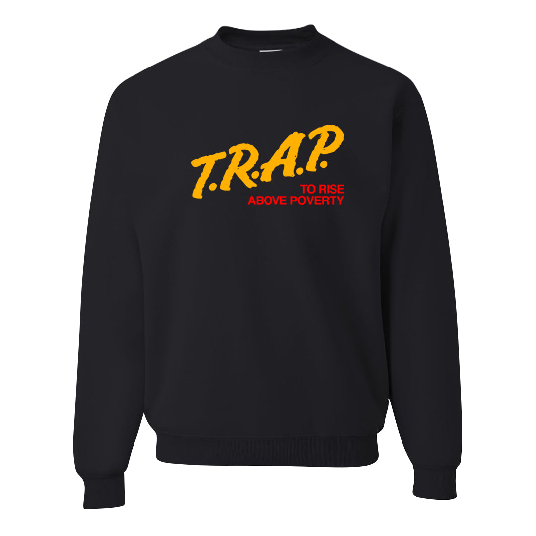 Sofvi 1s Crewneck Sweatshirt | Trap To Rise Above Poverty, Black