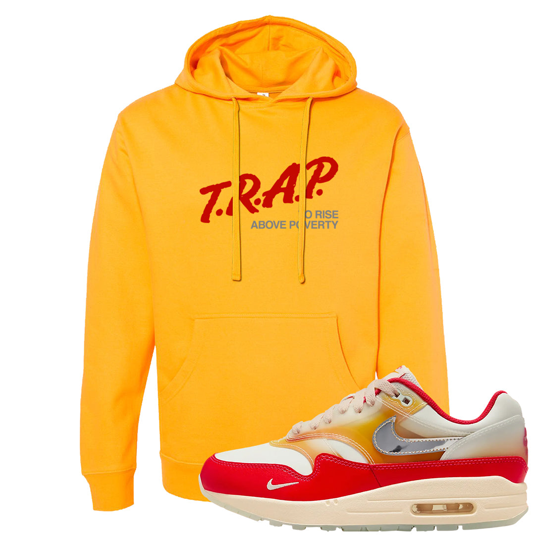 Sofvi 1s Hoodie | Trap To Rise Above Poverty, Gold