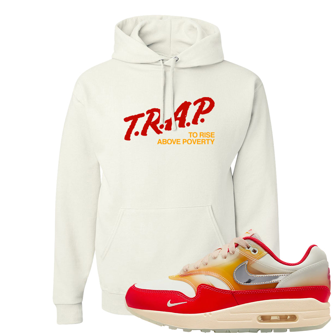Sofvi 1s Hoodie | Trap To Rise Above Poverty, White